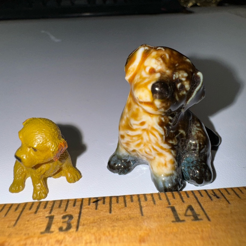 Lot of Miniature Figurines Frog Dog Turtle Polar Bear Animals Lamb Goat & Rabbit - Picture 14 of 16